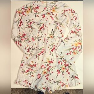 Floral Long Sleeve Romper